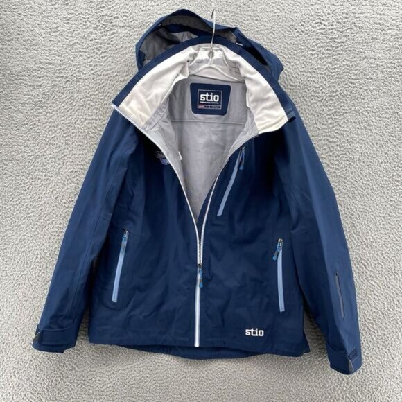 Stio Ski Jacket Womens Large Blue Environ Waterproof Snowboard Gorpcore Workwear - Picture 4 of 12